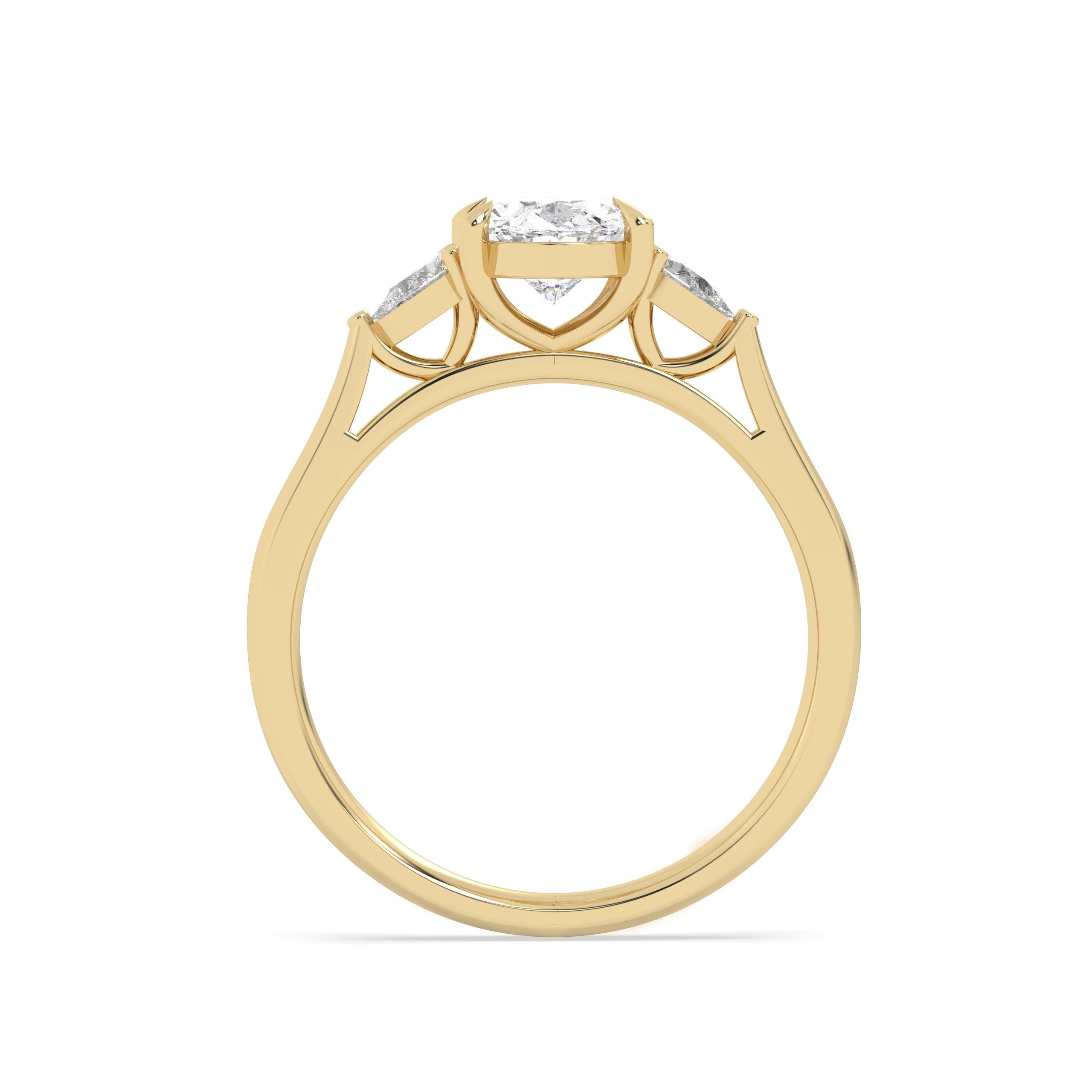 Trois Stone Oval Ring