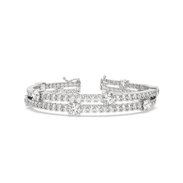 Tennis Lab Grown Diamond Bracelet – Double Line