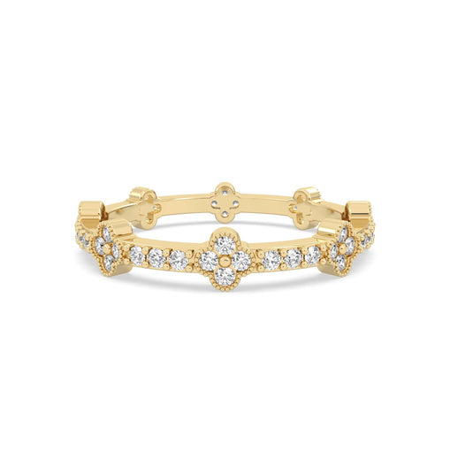 Yellow Gold LV ring band