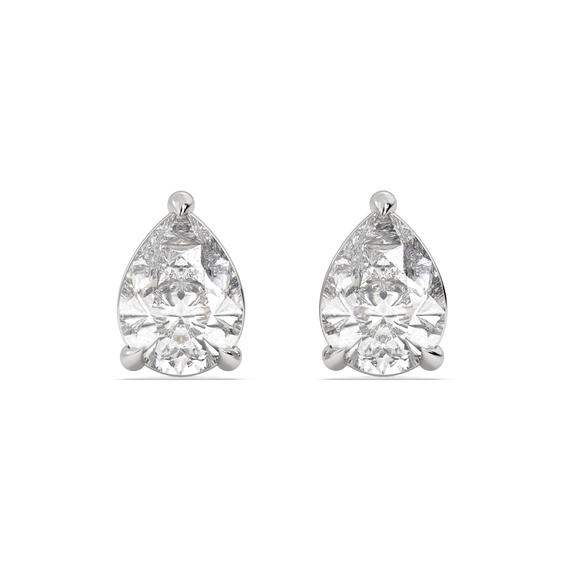 1 Ct Pear Studs - Stella Fine Jewellery lab grown diamond