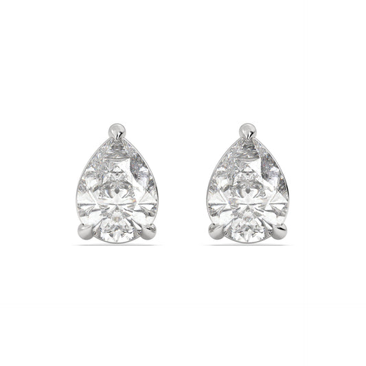 1 Ct Pear Studs - Stella Fine Jewellery lab grown diamond