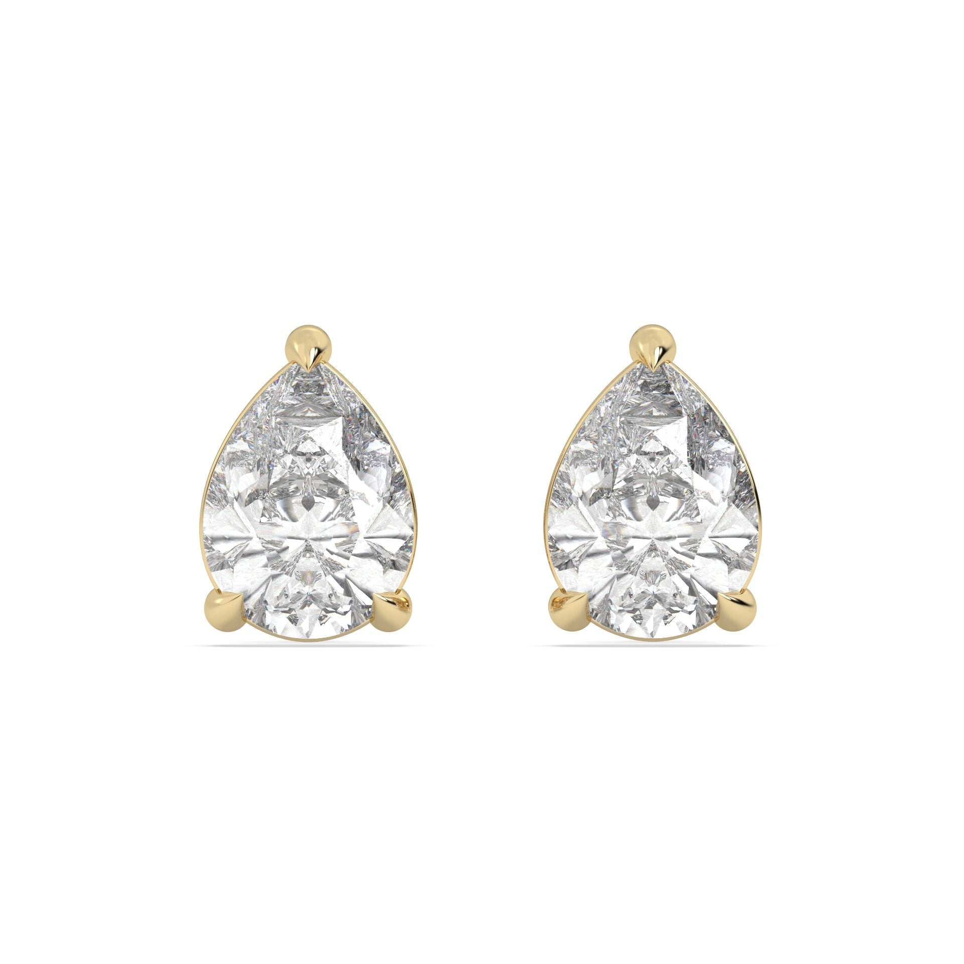 1 Ct Pear Studs - Stella Fine Jewellery lab grown diamond