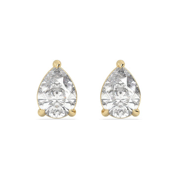 1 Ct Pear Studs - Stella Fine Jewellery lab grown diamond