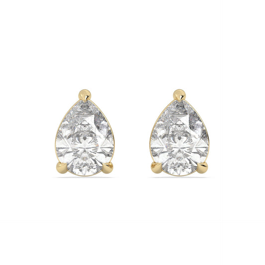 1 Ct Pear Studs - Stella Fine Jewellery lab grown diamond