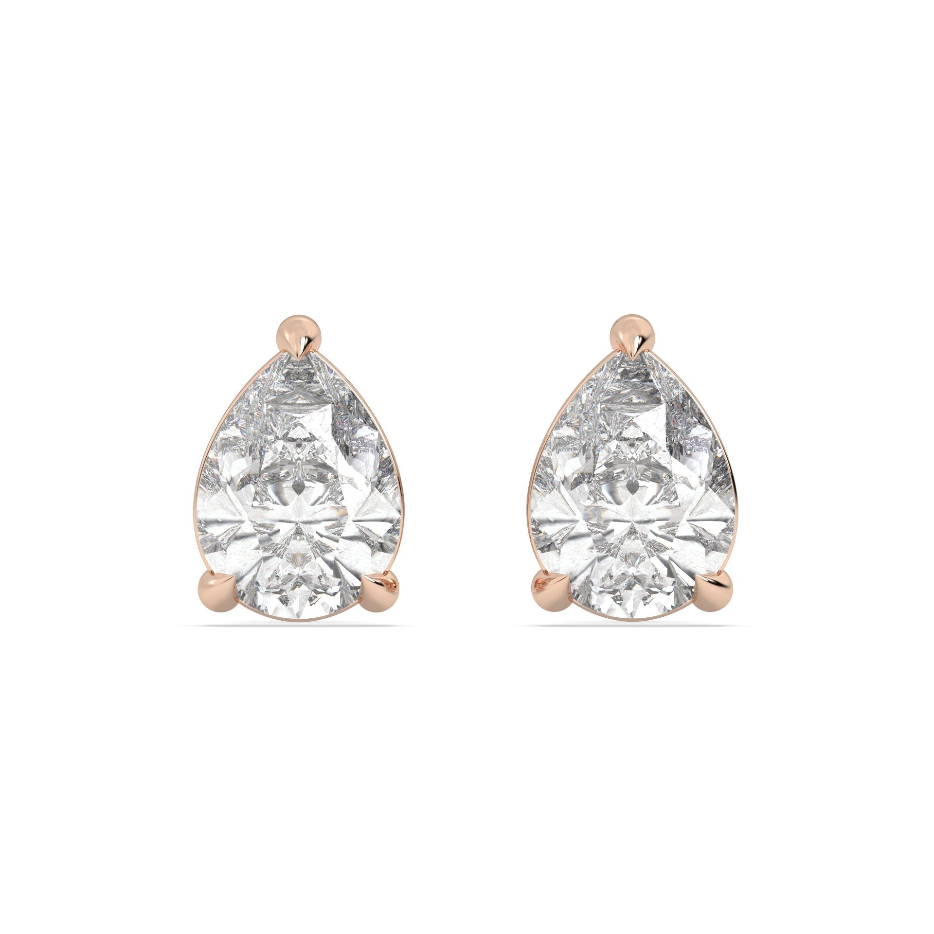 1 Ct Pear Studs - Stella Fine Jewellery lab grown diamond