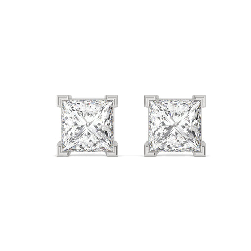 1.5 Ct Princess Studs - Stella Fine Jewellery lab grown diamond