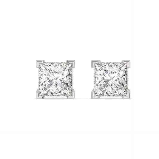 1.5 Ct Princess Studs - Stella Fine Jewellery lab grown diamond