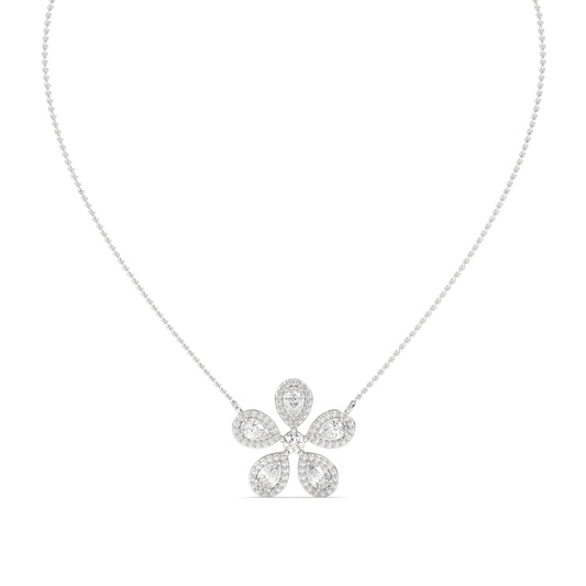 Floral Diamond Necklace