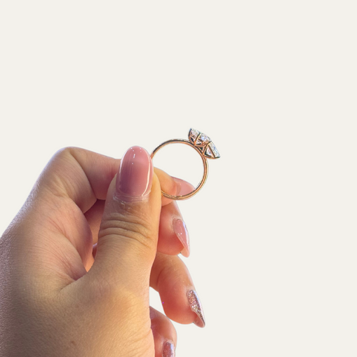 womens Heart & Princess Toi Et Moi 18kt Ring